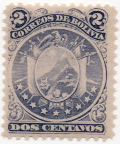 1890 - Brasão - Nove estrelas abaixo do brasão, perfuradas