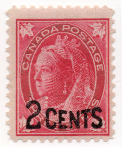 1899 - Rainha Victoria STW 48 e 57 sobretaxa "2 centavos"