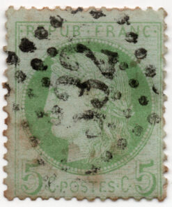 1871 -1873 Ceres - Linhas ou Traços no Pescoço. Papel colorido. No.50-52: Números de valores finos