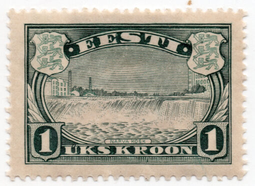 1934 - Cataratas de Narva (Linhas grossas no céu)