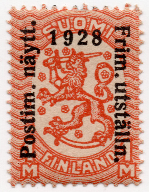 1928 - Exposição de selos em Helsinque
