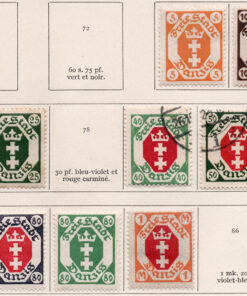 1921-1923 - Conjunto 11 selos - Série Brasão (incompleta)