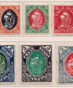 1920 - Série completa Navio Mercante Armado - 10 selos