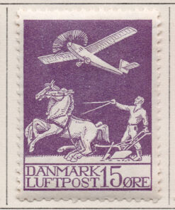 1925-1932 Conjunto 3 selos - Série Avião e lavrador - (série incompleta)