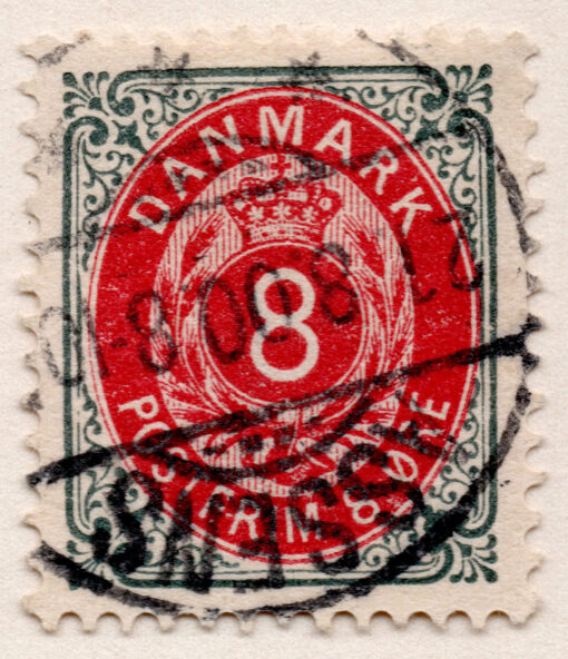 1875 - Emblema Real de 1875 - Valor em "ØRE"