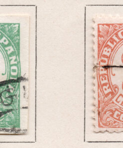 1933 - Números - Inscrição "Republica Espanhola" - (Conjunto 2 selos)