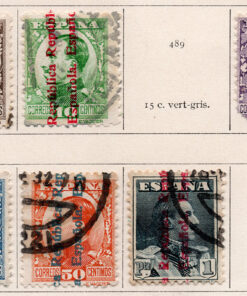 1931-1932 - Rei Afonso XIII - (Conjunto 8 selos - Série incompleta)