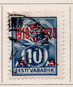 1928 - Selos de 1922-25 sobretaxados em vermelho ou preto (Conjunto 4 selos) - Série incompleta