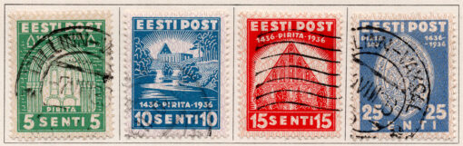 1936 - 500º Aniversário do Convento de Santa Brígida (Conjunto 4 selos) - Série completa
