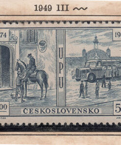 1949 - 75º Aniversário da União Postal Universal (UPU) - (Série completa - 3 selos)