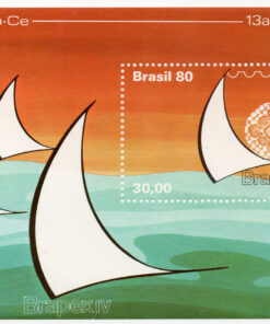 1980 - Brapex IV 4ª Exposição Filatélica Brasileira - Fortaleza, Ceará