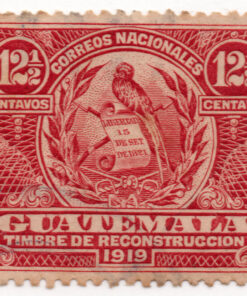 1918 - Brasão - Quetzal - Pharomachrus mocinno