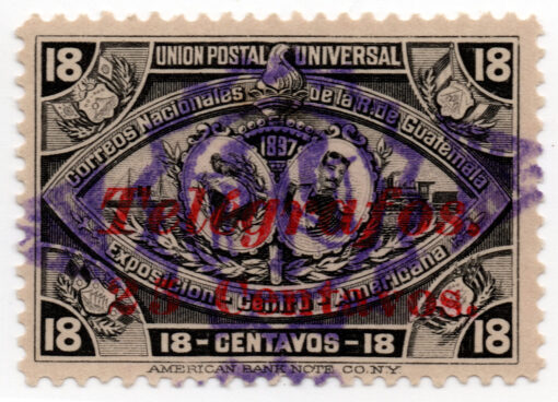 1897 - Exposição Centro-Americana - UPU