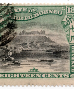 1897 - Mount Kinabalu (inscr. POSTAL REVENUE)