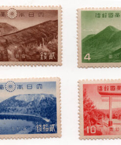 1940 - Parque Nacional Daisetsuzan - Série completa  4 selos