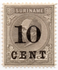 1898 - Selos de 1883 e 1889 sobretaxados