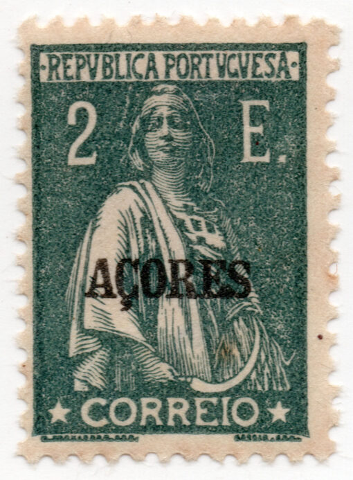 1918 - Portoguese Stamps Overprinted "ACORES" - As Previous Edition from 1912, New Colors