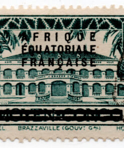 1936 - Postage Stamps from Middle Congo Overprinted