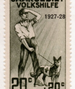 1927 - Charity Stamps - No. 103 Overprinted "1927-28"