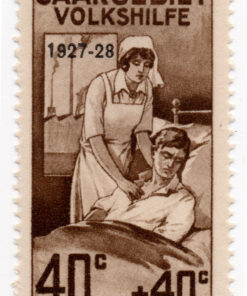 1927 - Charity Stamps - No. 104 Overprinted "1927-28"