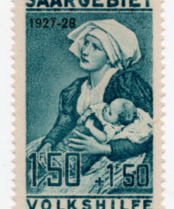 1927 - Charity Stamps - No. 106 Overprinted "1927-28"