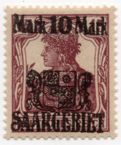 1921 - German Empire Postage Stamps Surcharged