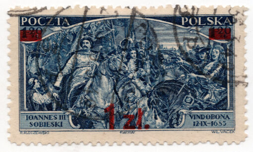 1934 - No.247 (250th Anniversary of the Liberation of Vienna) - Overprints due to Redefined Postal Rates