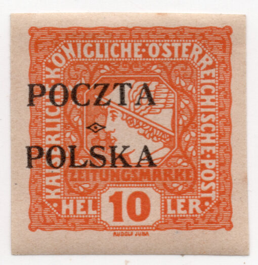 1919 - Newspaper Stamps from Austria Overprinted
