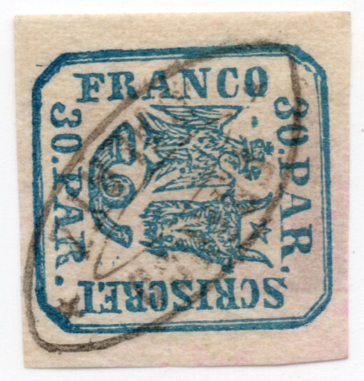1862 - Principality of Romania - Handprint