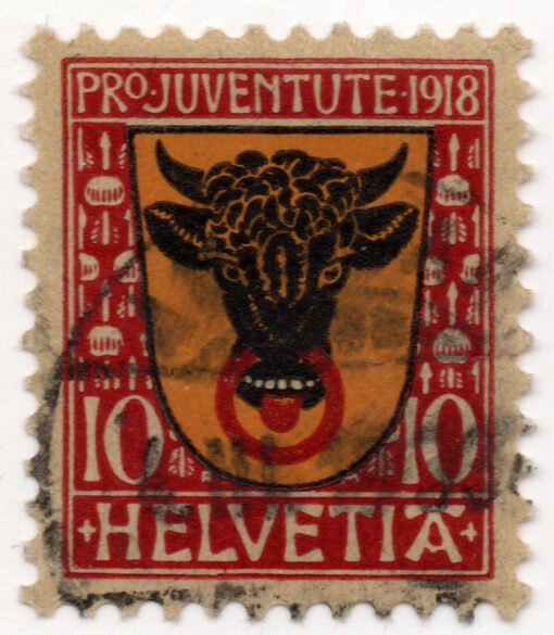 1918 - Pro Juventute - Coat of arms