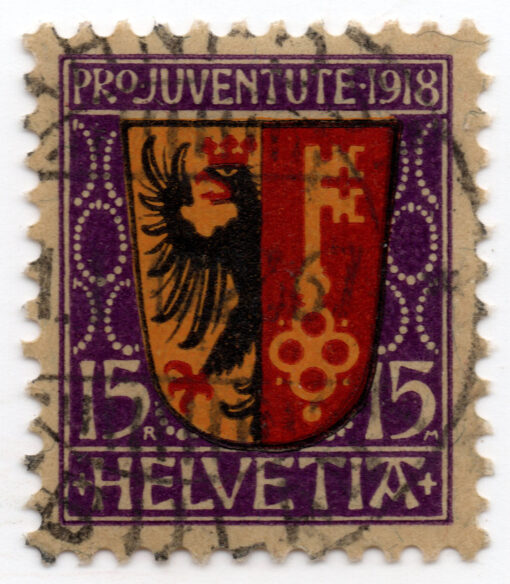 1918 - Pro Juventute - Coat of arms