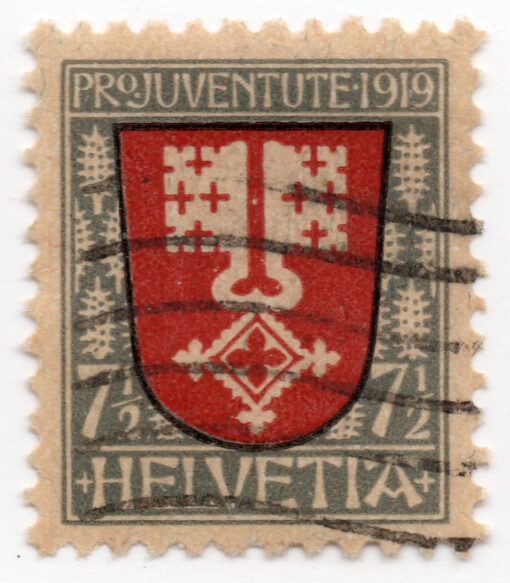 1919 - Pro Juventute - Coat of arms - Nidwalden