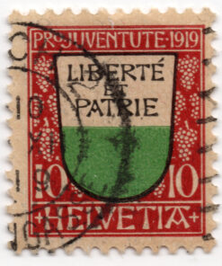 1919 - Pro Juventute - Coat of arms - Waadt