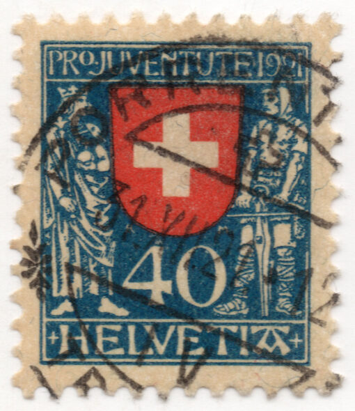 1921 - Pro Juventute - Coat of arms -  Switzerland