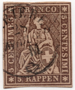 1854 - Helvetia - Berner Print