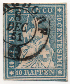 1854 - Helvetia - Berner Print