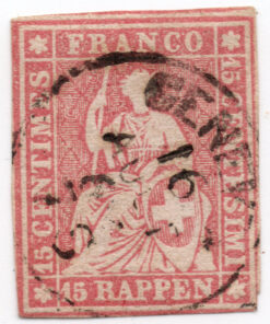 1854 - Helvetia - Berner Print