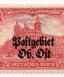 1916 - German Empire Postage Stamps Overprinted "Postgebiet Ob. Ost"
