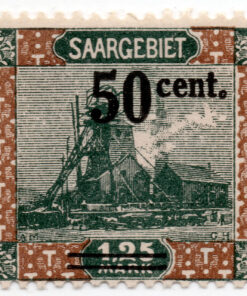 1921 - Landscapes - No.63 Surcharged