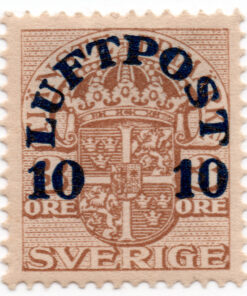 1920 - Airmail - Official Stamps of 1911-1919 Overprinted "LUFTPOST" and Surcharged