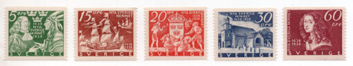 1938 - Commemorating New Sweden (Complete series)