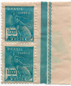 1929 - Vovó - Parte 2 - 1929 - Filigrana EUBRASIL (H) horizontal - Dt. 13 1/2 x 12 1/2 - (Par)