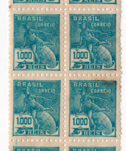 1929 - Vovó - Parte 2 - 1929 - Filigrana EUBRASIL (H) horizontal - Dt. 13 1/2 x 12 1/2 - (2 quadras)
