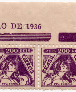 1936 - Vovó - Parte 2 - 1936/37 - Filigrana CORREIO BRASIL (N) - Correinho (Fé) - (Par)
