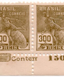 1937 - Vovó - Parte 2 - 1939/40 - Filigrana CRUZ DE CRISTO (M) - vertical - dt.11 - (Par)