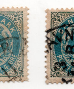 1889 - Royal Emblem - Value in "ØRE"