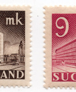 1942 - Central Post Office in Helsinki - (Set of 4 stamps)