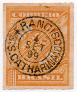 1889 - Cifras oblíquas - (Selos para Jornais)