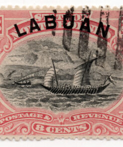 North Borneo Stamps Overprinted "LABUAN" - Malay Dhow