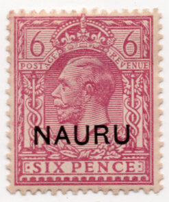Great Britian Postage Stamps Overprinted "NAURU"